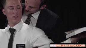 SayUncleNetwork.com - Kinky Mormon seduces dashing partner into deep bareback
