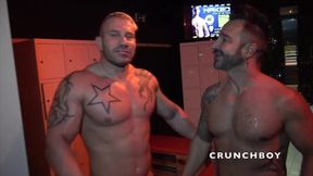 Martin Mazaa used rawx by striaght boy blond in locker room