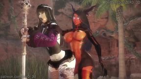 Staff Of Lust - Gothic Girl Is Pounded By A Big Demon Succubus Futa Cock