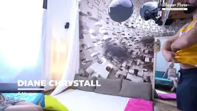 Hot blonde Diane Chrystall gives a wild ride to a big dick in VR