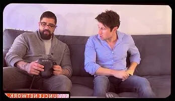 Muscular Stepdad Seduces Young Jock for Raw Bareback Action