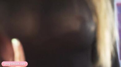 Three girls. Jeny Smith and her friends are exposed on camera