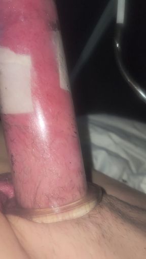 Erik pumping his cock