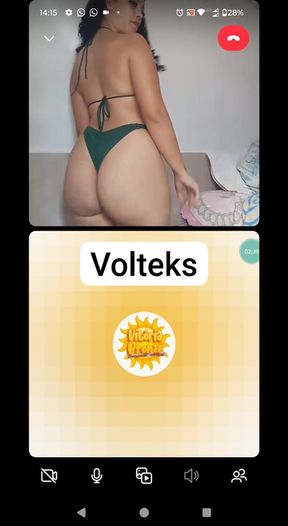 LATINA TIKTOK GIRL JERKS OFF AND ANALS HERSELF WHILE SHOWING SMALL TITS