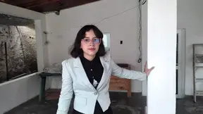 Latina teen reporter stripped of her clothes