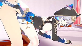 Cipher Steals Hot Cum and puts it in her Pussy Bank - Honkai Star Rail sex