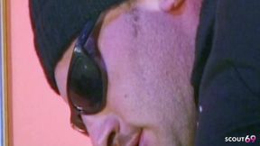 Latin Shemale Ginger in Stockings Gets a Hard Anal Fuck