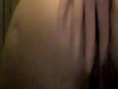 Italian Amateur Fingers Ass on Webcam