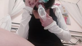 medical speculum: look at the cervix closely