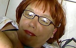 Horny cd cums in his mouth