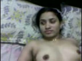 Hot young Indian wife submissively shows her privates