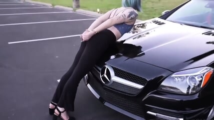 Hot Girl Arrested On Car  Kinky4Ever