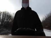 Pissing and Messing Around on an Abandoned Train (no cum)