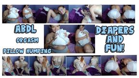 DIAPER MASTURBATION and PILLOW HUMPING