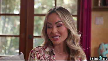 Petite Blonde Asian MILF StepMom Linda Lan Sucks and Licks Her StepSon's