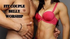 Fit couple belly worship - Mr and Mrs C