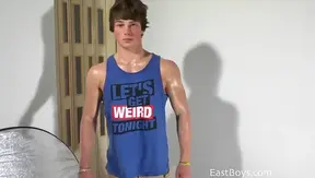 Cute 18yo Bares All, Shows Off Rock-Hard Abs For Big Cock Worship – PureGayMuscle 18+