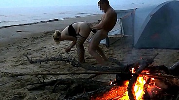 Night fucking on island