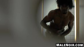 MaleNoir.com - I suck Jordan's black cock before he ravages my hole