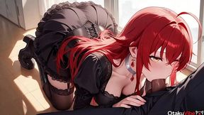 slut rias was confused and fucked by the entire teaching staff [ai]