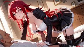 slut rias was confused and fucked by the entire teaching staff [ai]