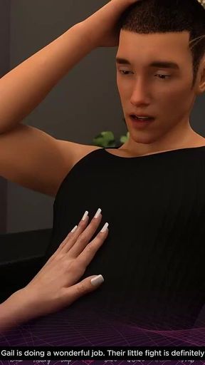 She Interrupted His Game for This! Passionate Make-up Sex - the Office - Part 5 - Damaged Coda - by Porn Game 4u