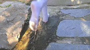 Wearing new socks for my slave (Gina Carano &mdash;  Nubiles)