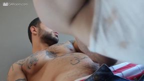 Skater twink gets stretched by hung jock in tight ass