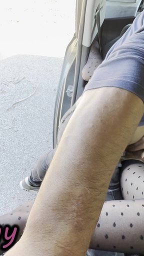 Dogging French Teacher Wife Extreme Deepthroat Risky Fuck Parking Loud Slut Moans Cumshot 4K