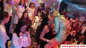 Hot girls sex party in the club