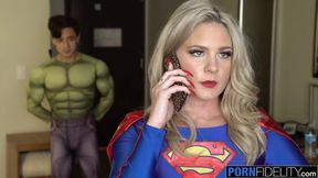 Big Penis Virgin Fan Fucks Super Girl in the Butt