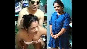Bengali Neighbour Riya Bhabhi Hard Blowjob then Boyfriend Sucked Pussy and Hot Sex Video