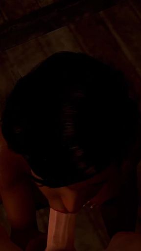 Pharah Deepthroats Your Cock for a Facial and She Takes Hard Backshots