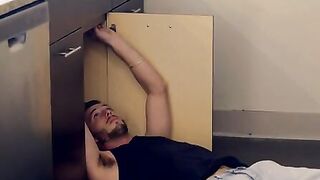 Lucas Frost is a handyman who has encountered a difficult problem with the plumbing in Alexa Grace's house. The blonde