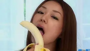 Cute, Serina Hayakawa, starts throating cock in POV - More at javhd.net