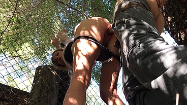slave girl is given a facial