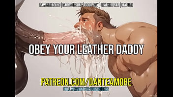 Obey Your Leather Daddy | DANTE AMORE ASMR JOI