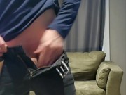 How I hide my huge cock in my jeans