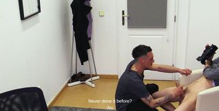 Insolent men fuck over the table in marvelous positions