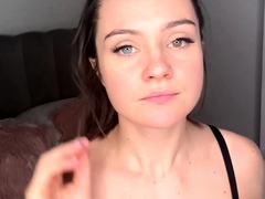 Milf brunette masturbating with toy ass