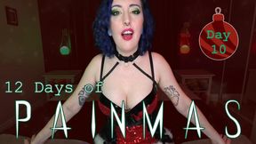 DAY 10 - 12 DAYS OF PAINMAS - Christmas CBT & Pain Play Slave Tasks by Miss Faith Rae with BDSM Instructions & Femdom POV - HD 1080p MP4