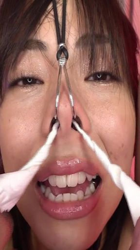 Tearful Breakdown. Pleasure Twists with Suffering in a Raw Display