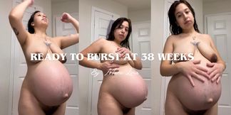 Ready to Burst at 38 Weeks Pregnant