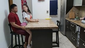 Living with my cute step niece who can no longer leave her step uncle'_s cock