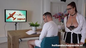Geile lerares Sabine de Jong
