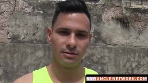 SayUncleNetwork.com - Straight Latino friends' doggystyle bareback fuck for cash sess