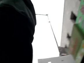 BootyCruise: Black Leggings Up-Ass Cam 3