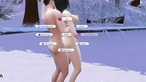 Snowing Sex with Beautiful Girl