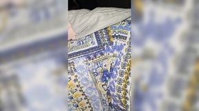 Step mom in bed with step son &mdash;  no panties under dress &mdash;  both naked