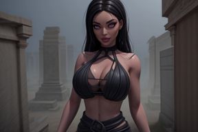 Goth Inspired Hentai Woman (slideshow)